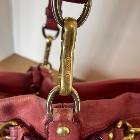 Coach Pebbled Leather Hobo Shoulder Bag - Picture 14 of 15